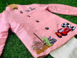 DESIGNER- KIDS -SHERWANI - light pink &