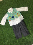 DESIGNER- KIDS -SHERWANI - blue,white &