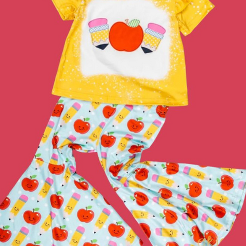 Happy Apple + Pencil Outfit